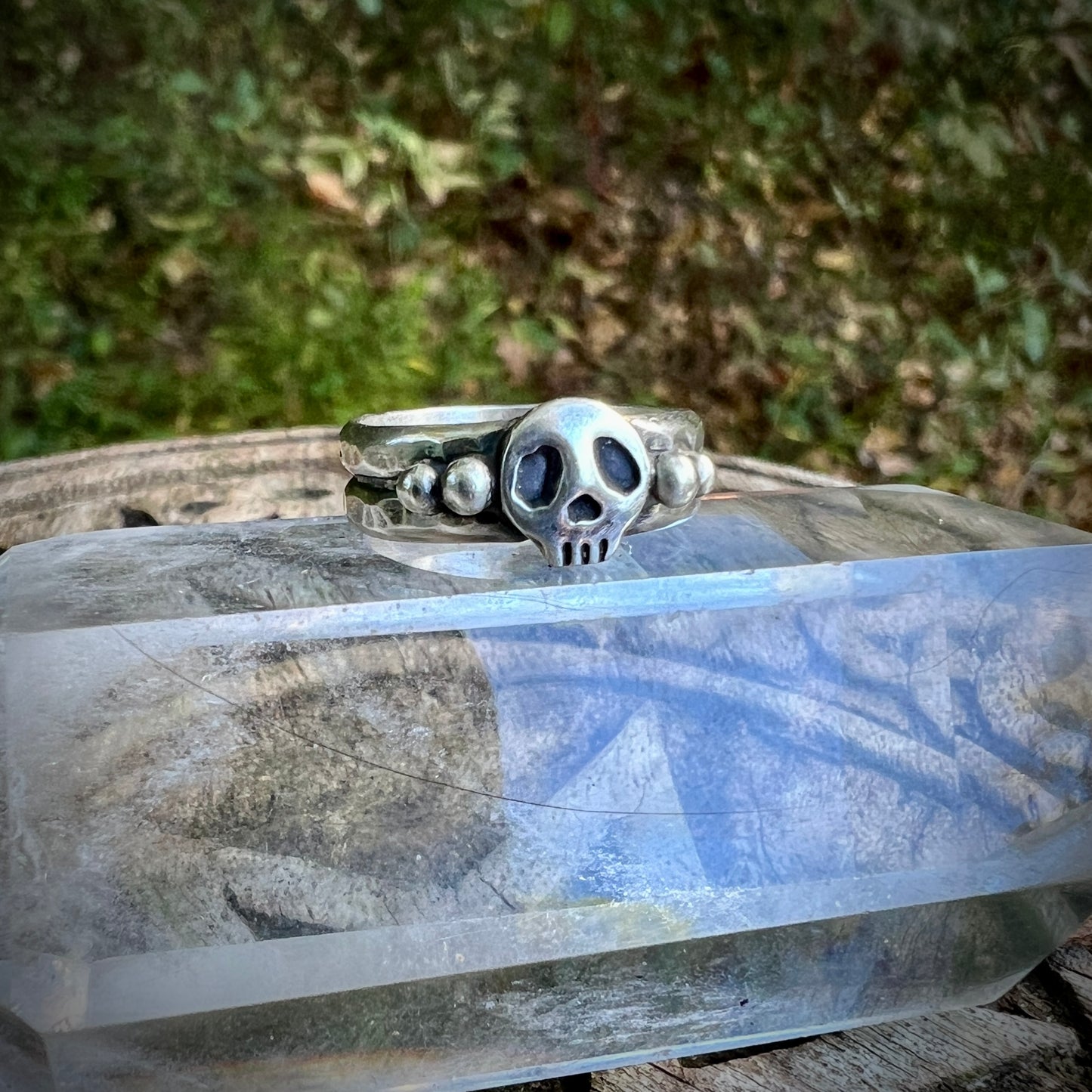**Made-to-Order** Memento Mori Skull Ring (Mini)