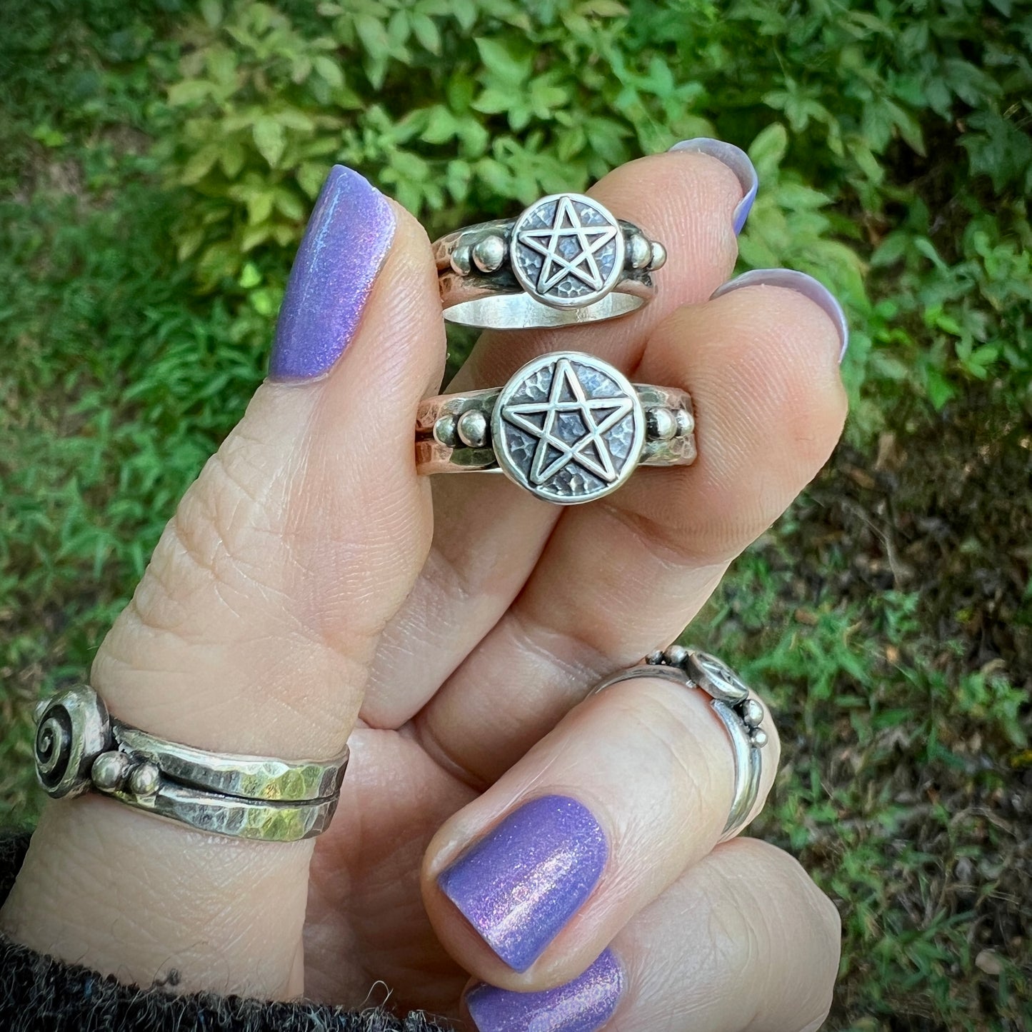 **Made-to-Order** Pentacle Ring