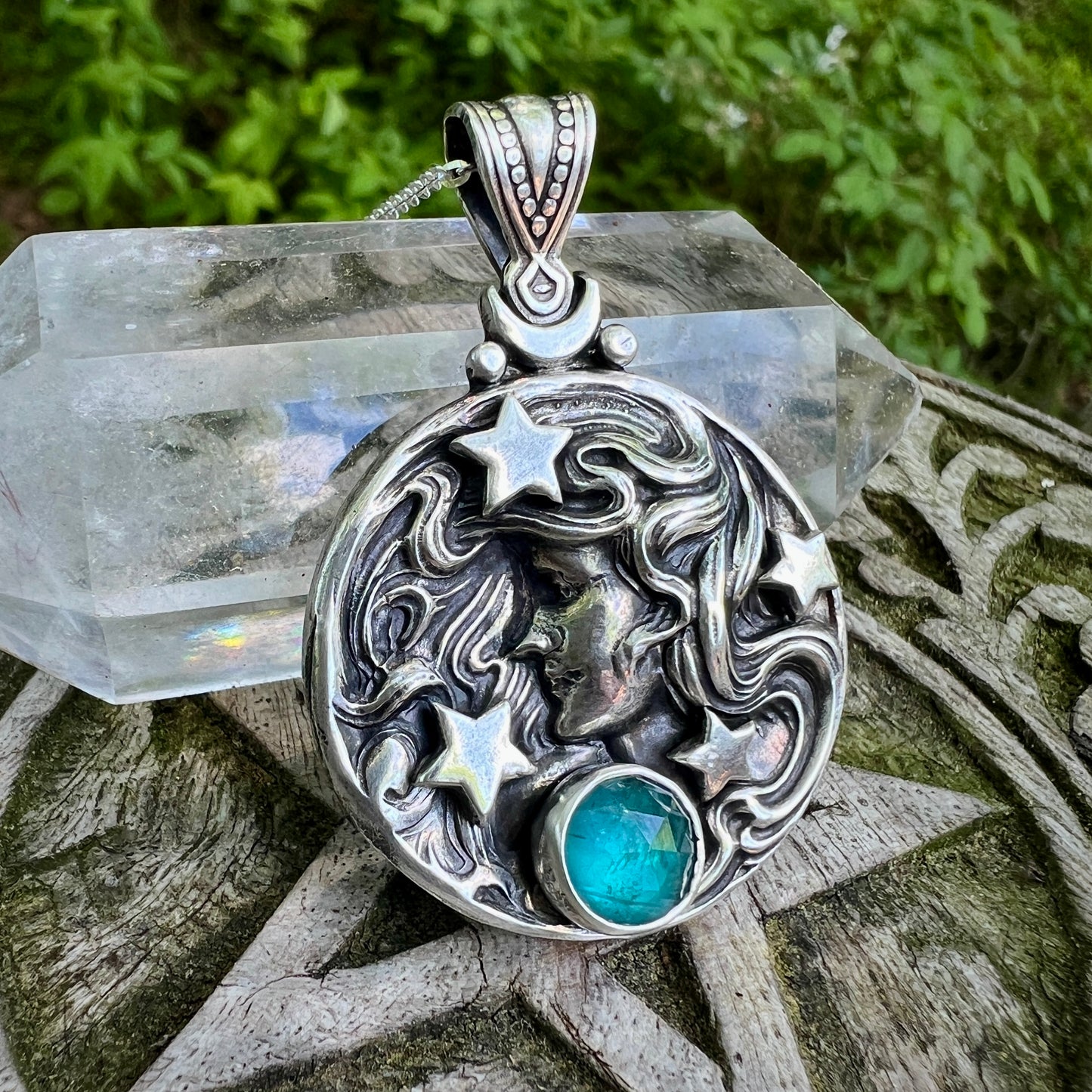 Astrid Medallion ~ Kyanite