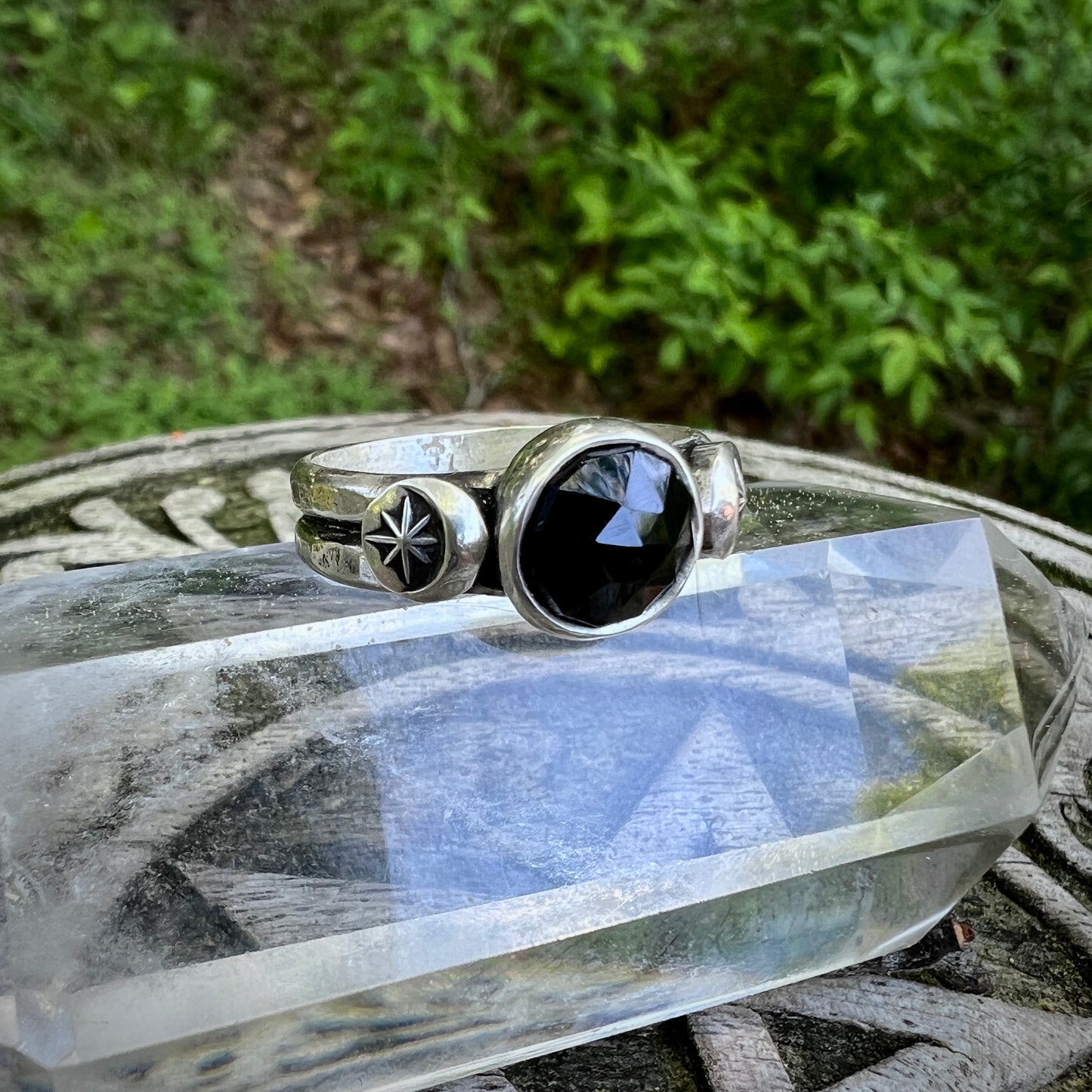 **Made-to-Order** Celestial Ring ~ Black Onyx