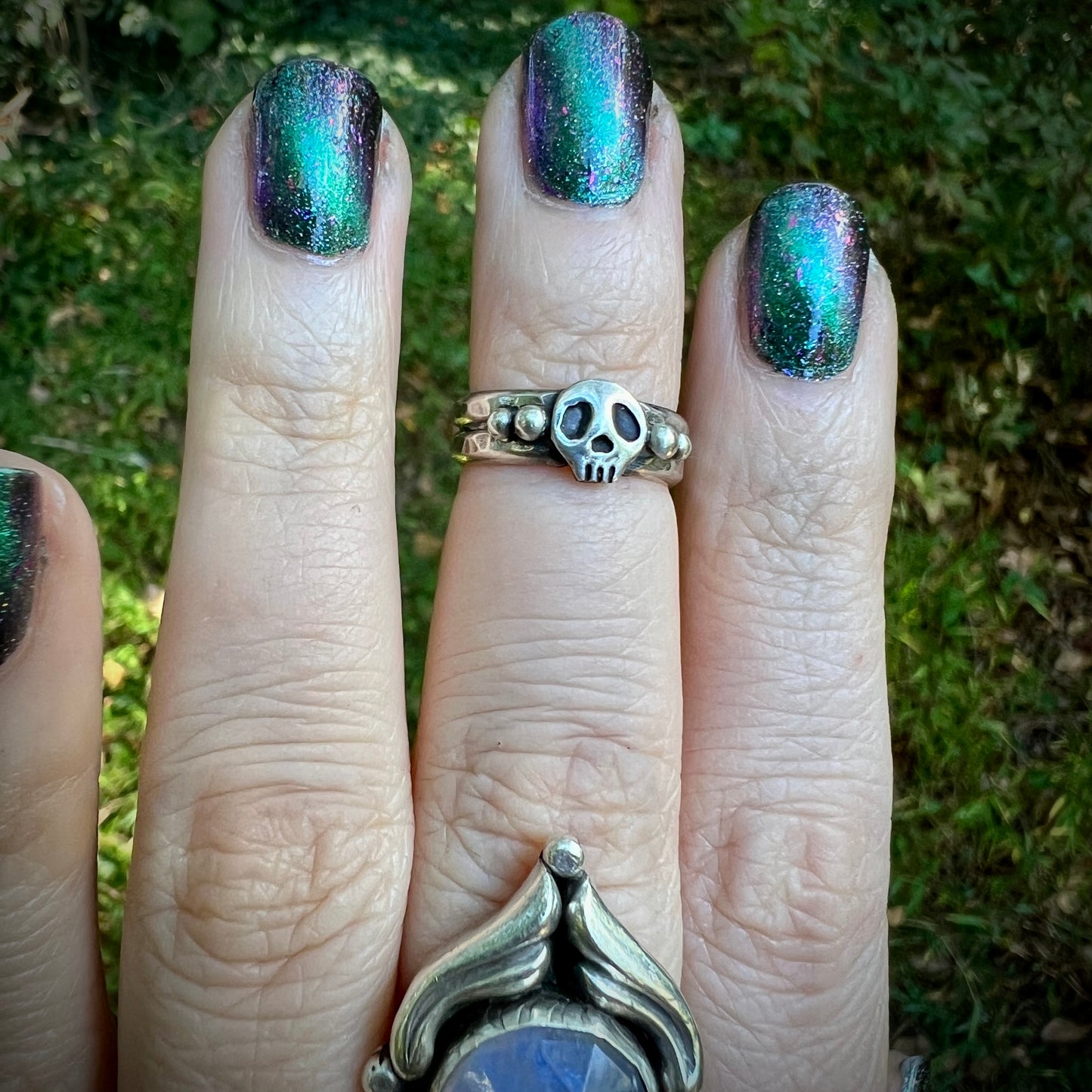 **Made-to-Order** Memento Mori Skull Ring (Mini)