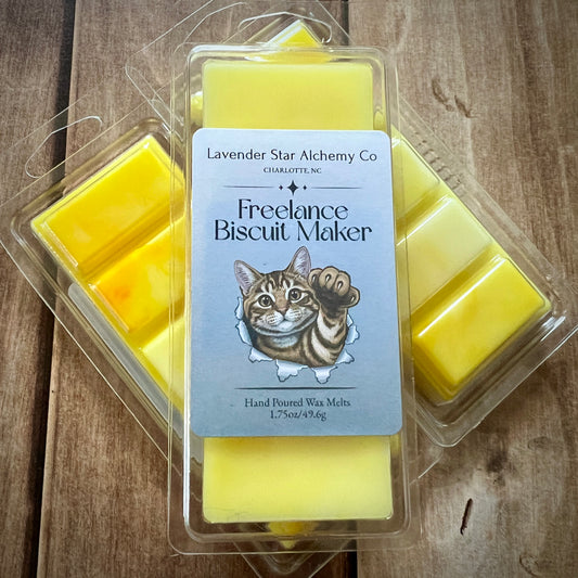 Freelance Buscuit Maker 🐾 Tabby Cat Wax Melts