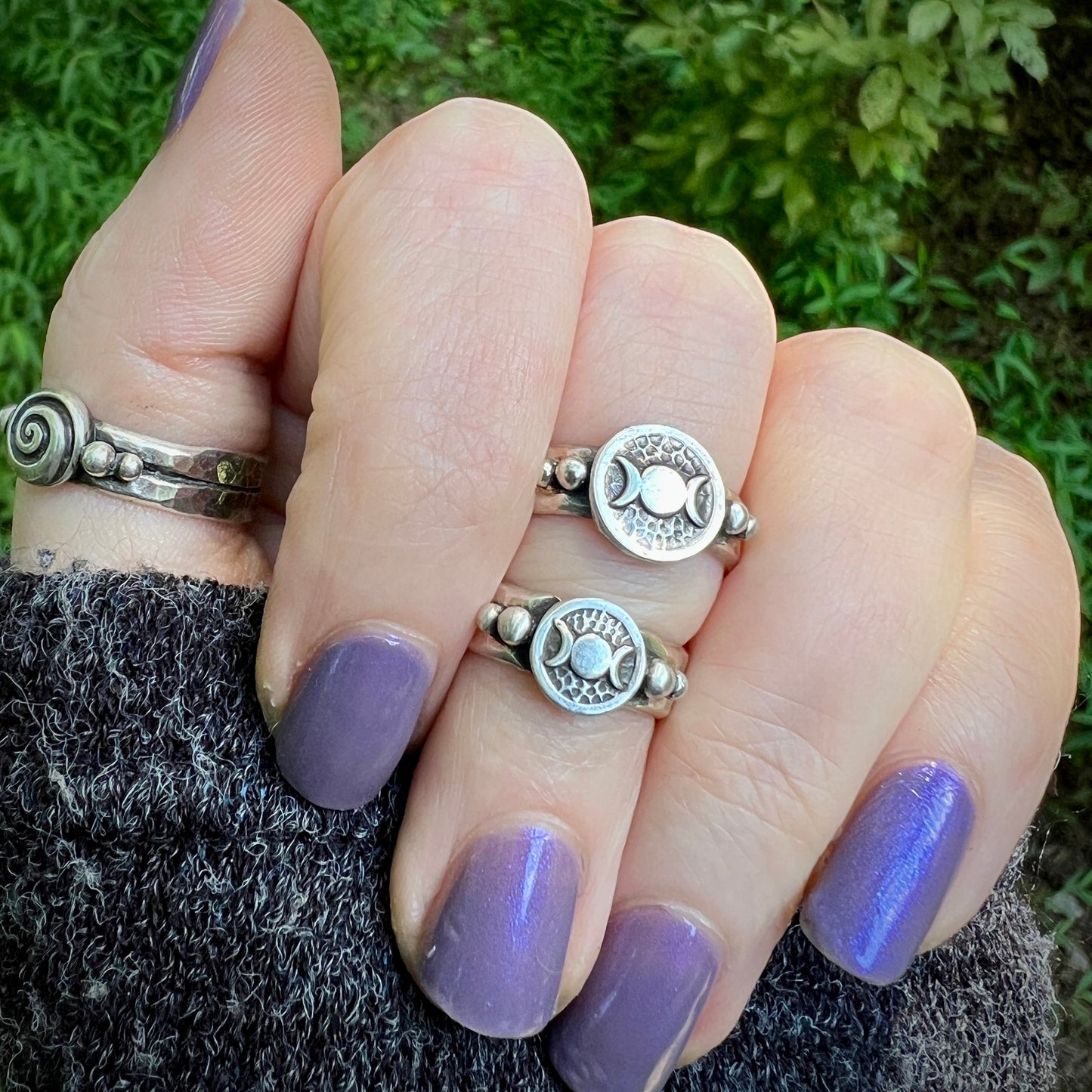 **Made-to-Order** Triple Moon Ring