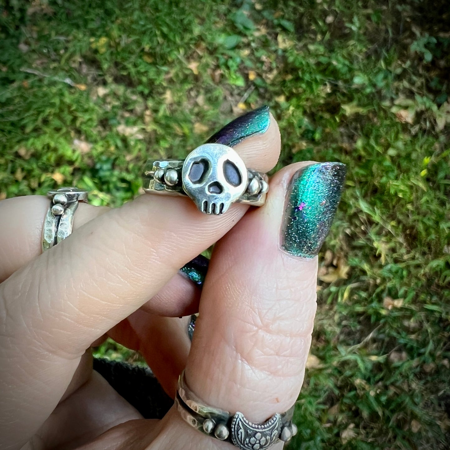 **Made-to-Order** Memento Mori Skull Ring