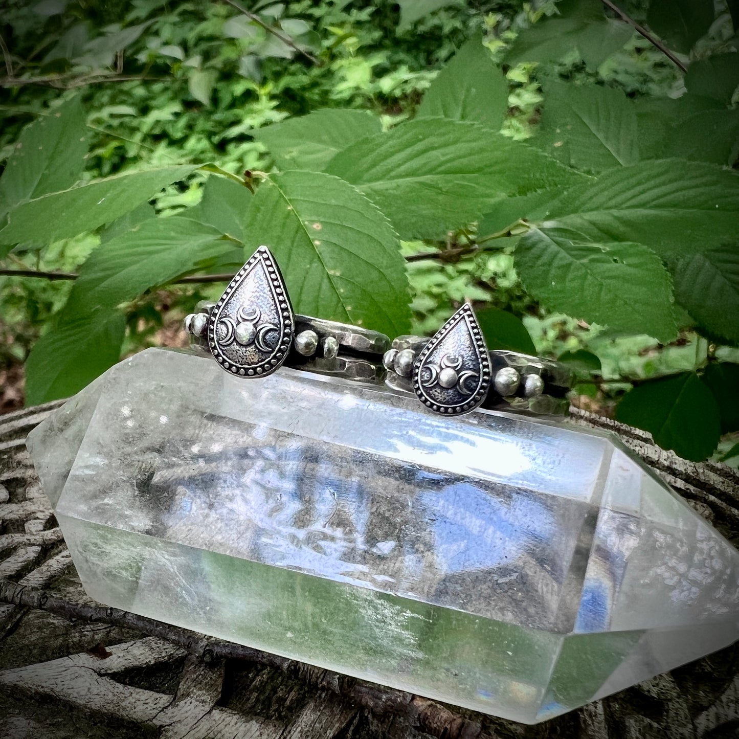 Triple Moon Drop Ring ✦ Pre-order