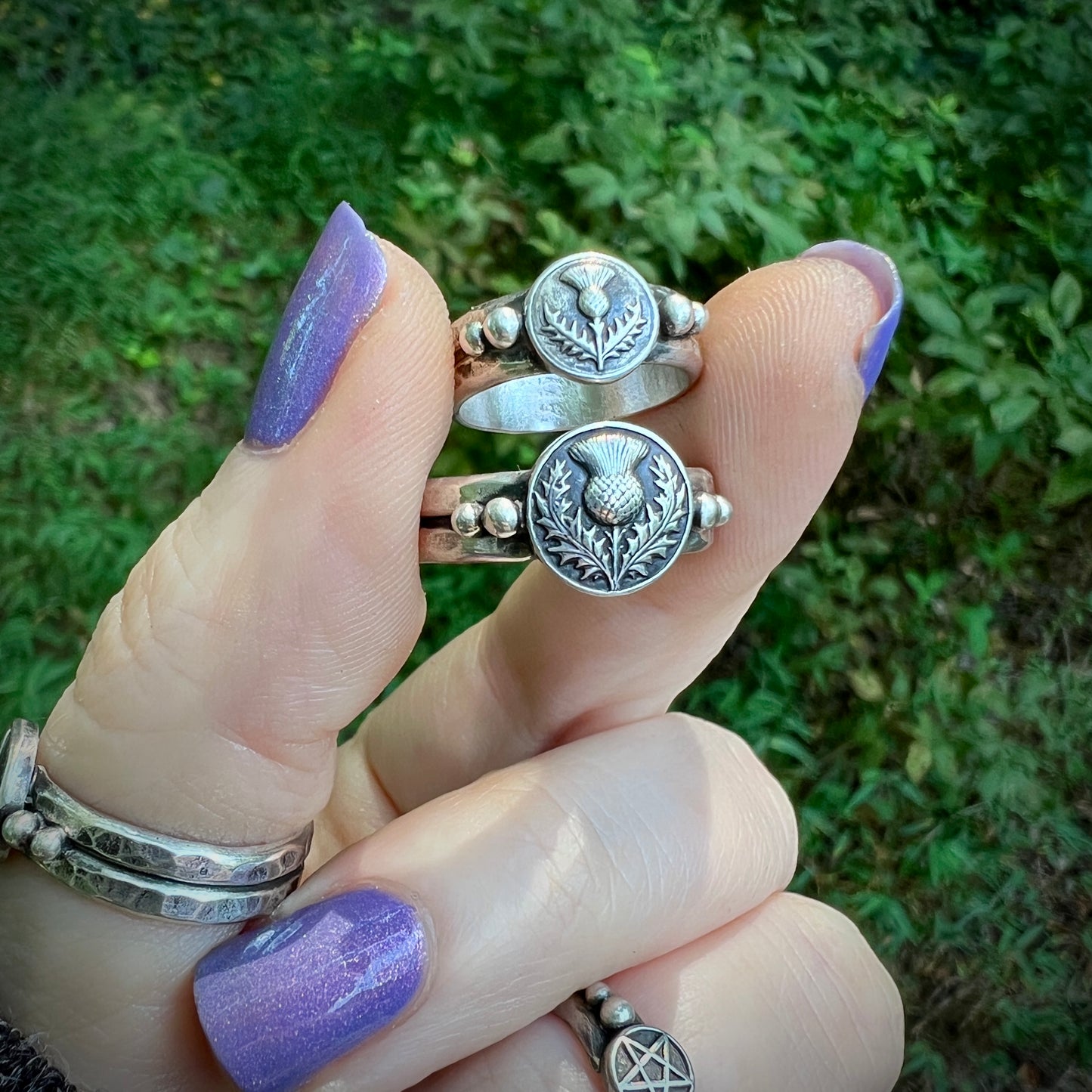 **Made-to-Order** Thistle Ring