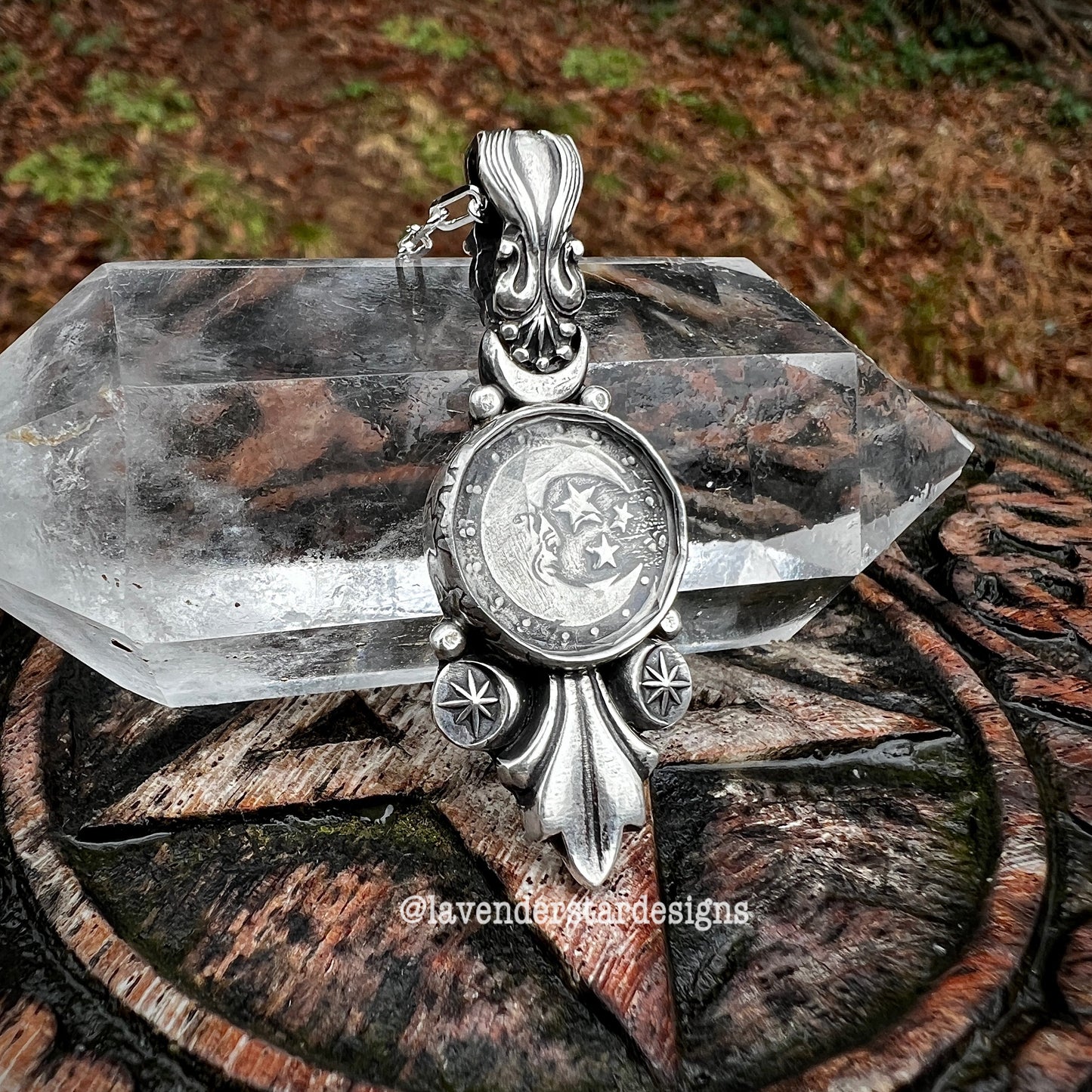 **Made-to-Order** Celestial Serenade Pendant ~ Quartz