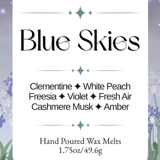 Blue Skies Wax Melts