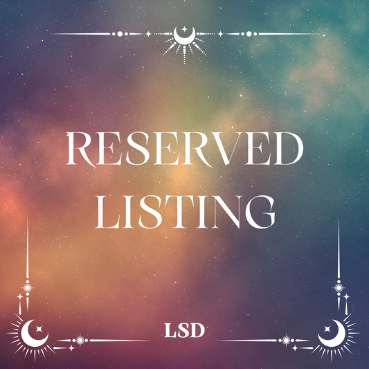 Reserved for Annmarie