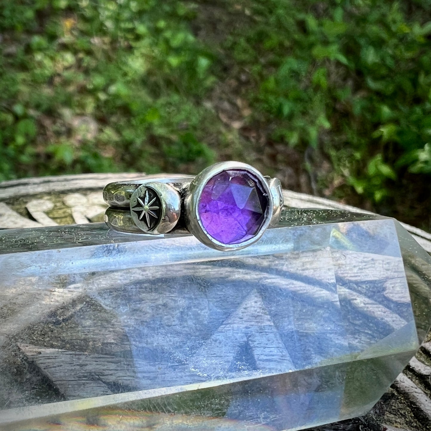 **Made-to-Order** Celestial Ring ~ Amethyst