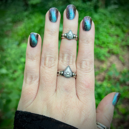Triple Moon Drop Ring ✦ Pre-order