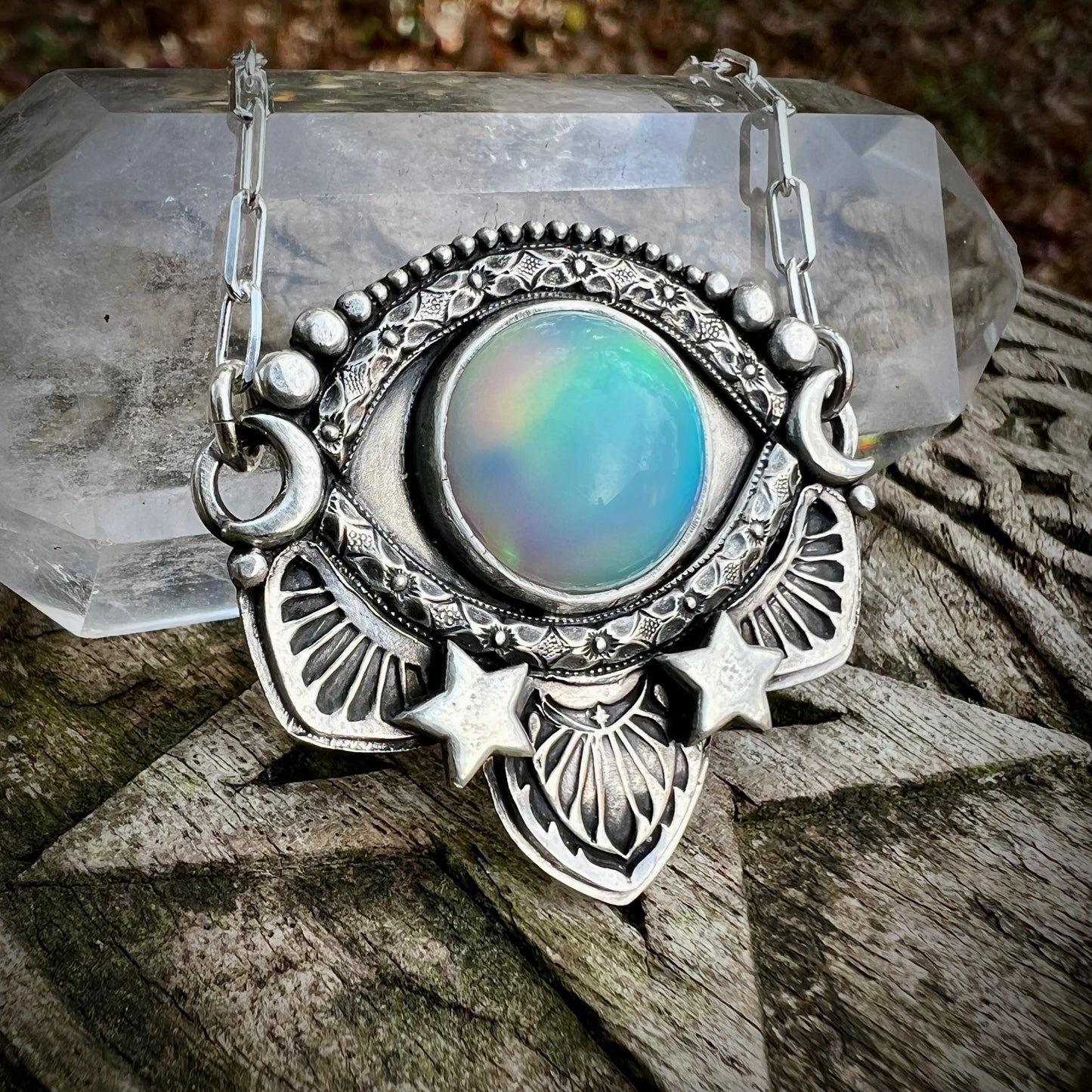Evil Eye Talisman ~ Aurora Opal