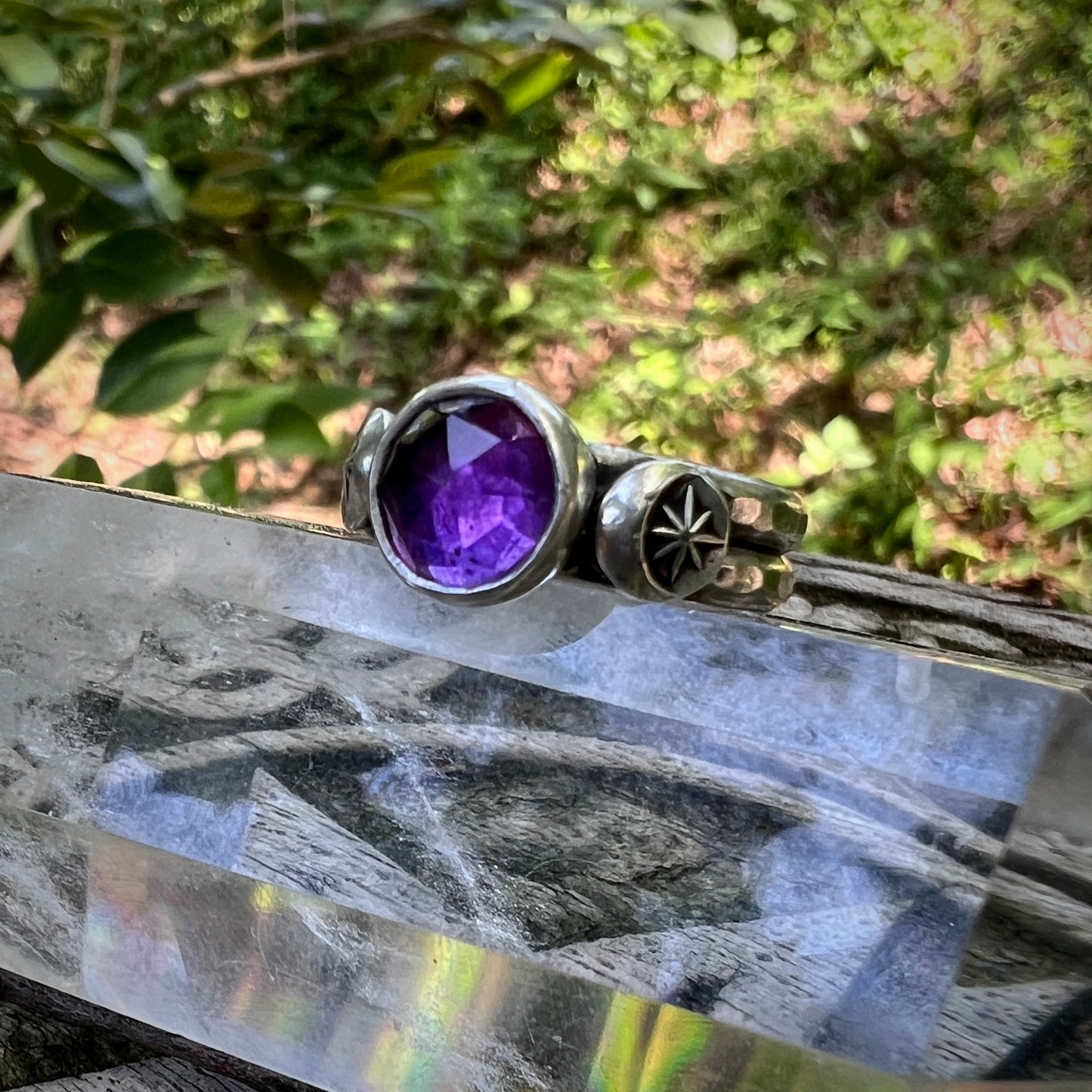 **Made-to-Order** Celestial Ring ~ Amethyst