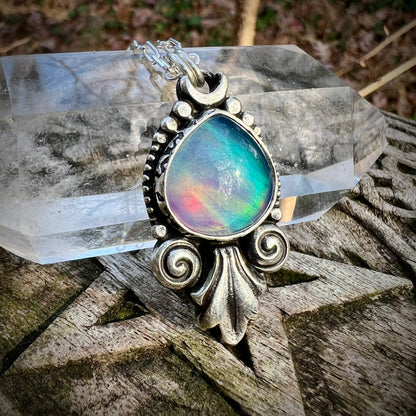 Aurora Opal Pendant