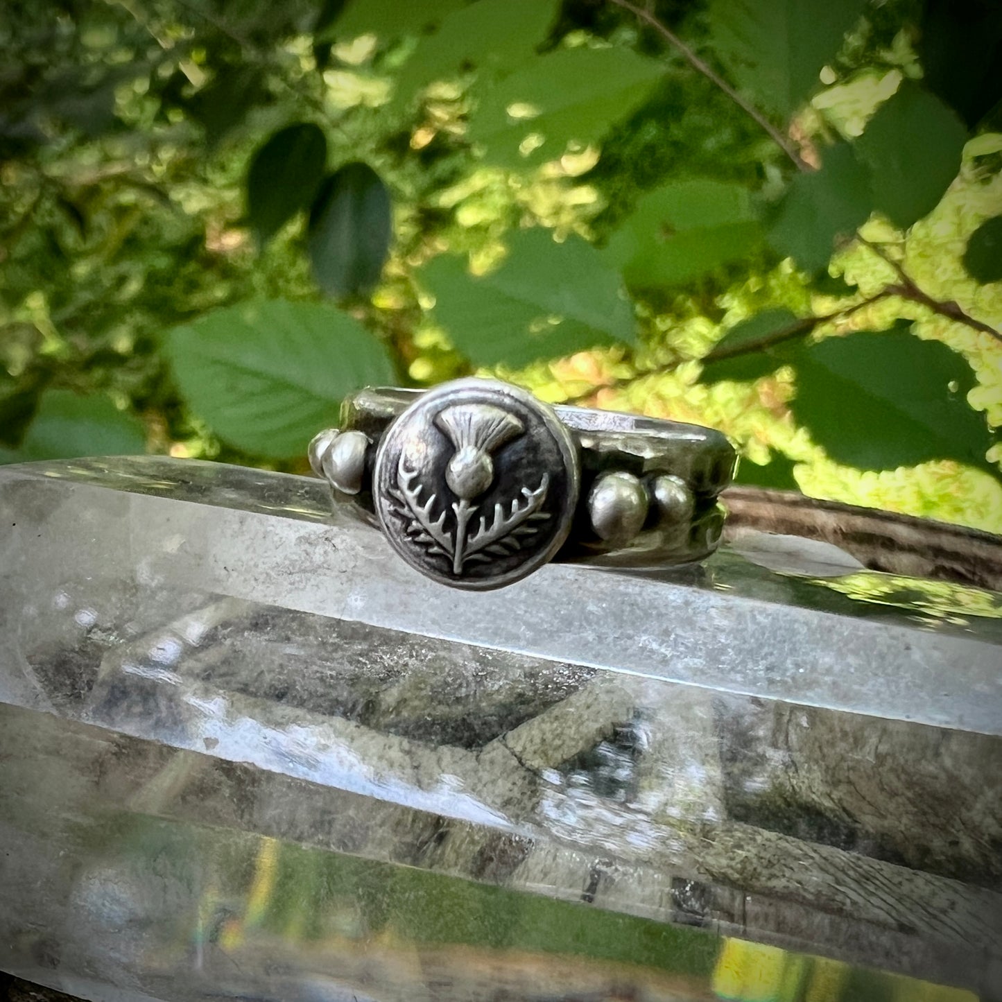 **Made-to-Order** Thistle Ring