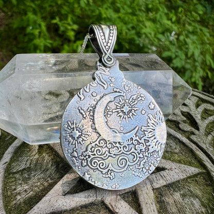 Astrid Medallion ~ Moonstone