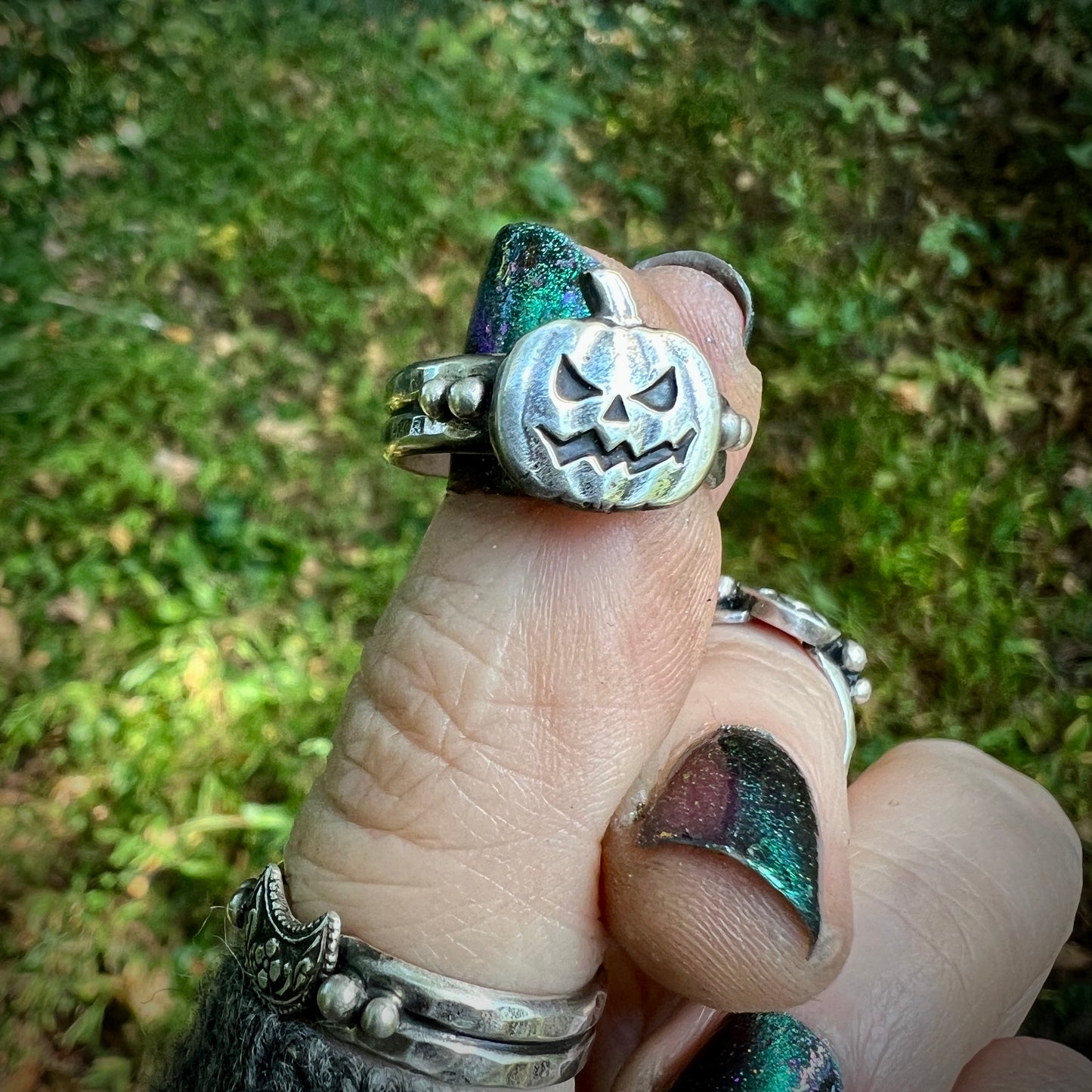 **Made-to-Order** Jack O'lantern Ring