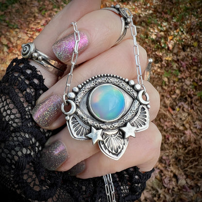 Evil Eye Talisman ~ Aurora Opal