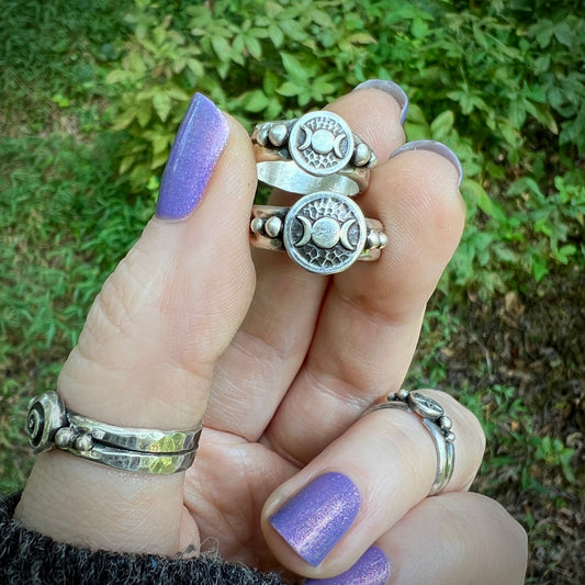 **Made-to-Order** Triple Moon Ring