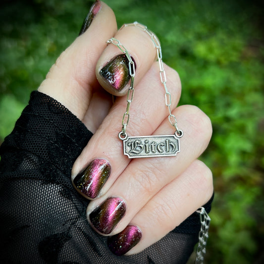 Bitch Necklace ✦ Pre-order