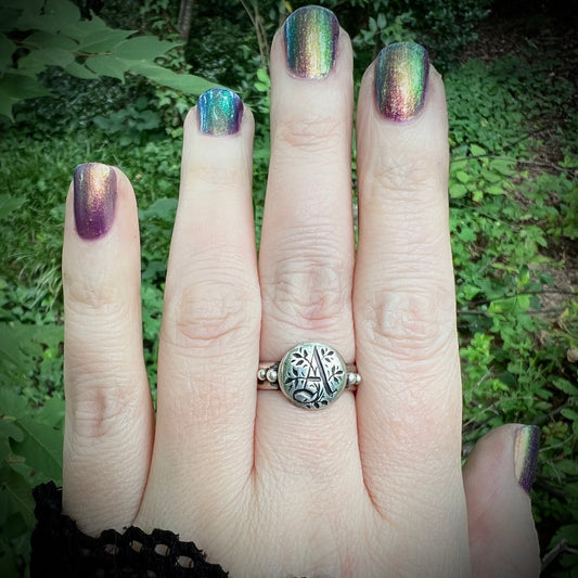Gothic Letter Ring ✦ Pre-order