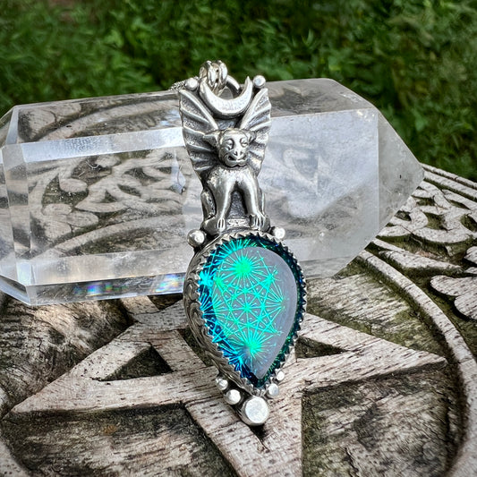 Gargoyle Pendant ~ Kaleidoscope