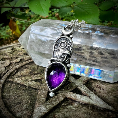 Fairy Door Necklace ~ Amethyst ✦ Pre-order