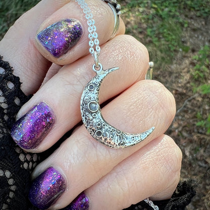 **Made-to-Order** Crescent Moon Necklace