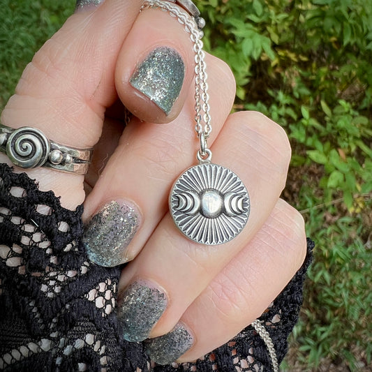 **Made-to-Order** Moon Phase Necklace