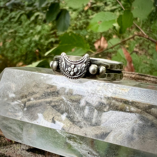 **Made-to-Order** Crescent Moon Ring