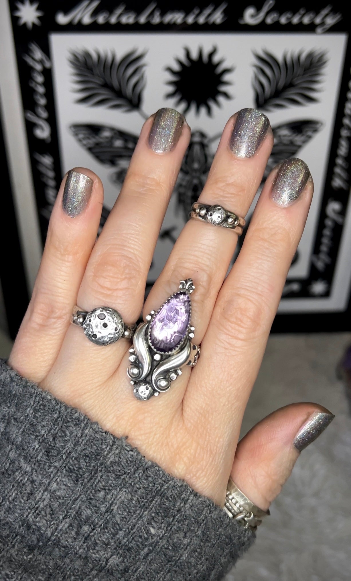 **Made-to-Size** Amethyst Temptress Ring