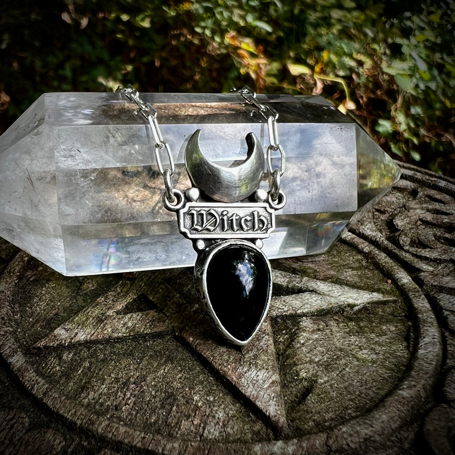Moon Witch Necklace ~ Black Onyx ✦ Pre-order
