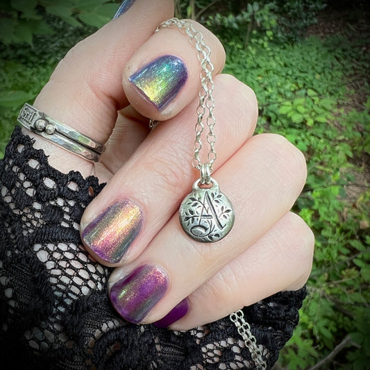 Gothic Letter Necklace ✦ Pre-order