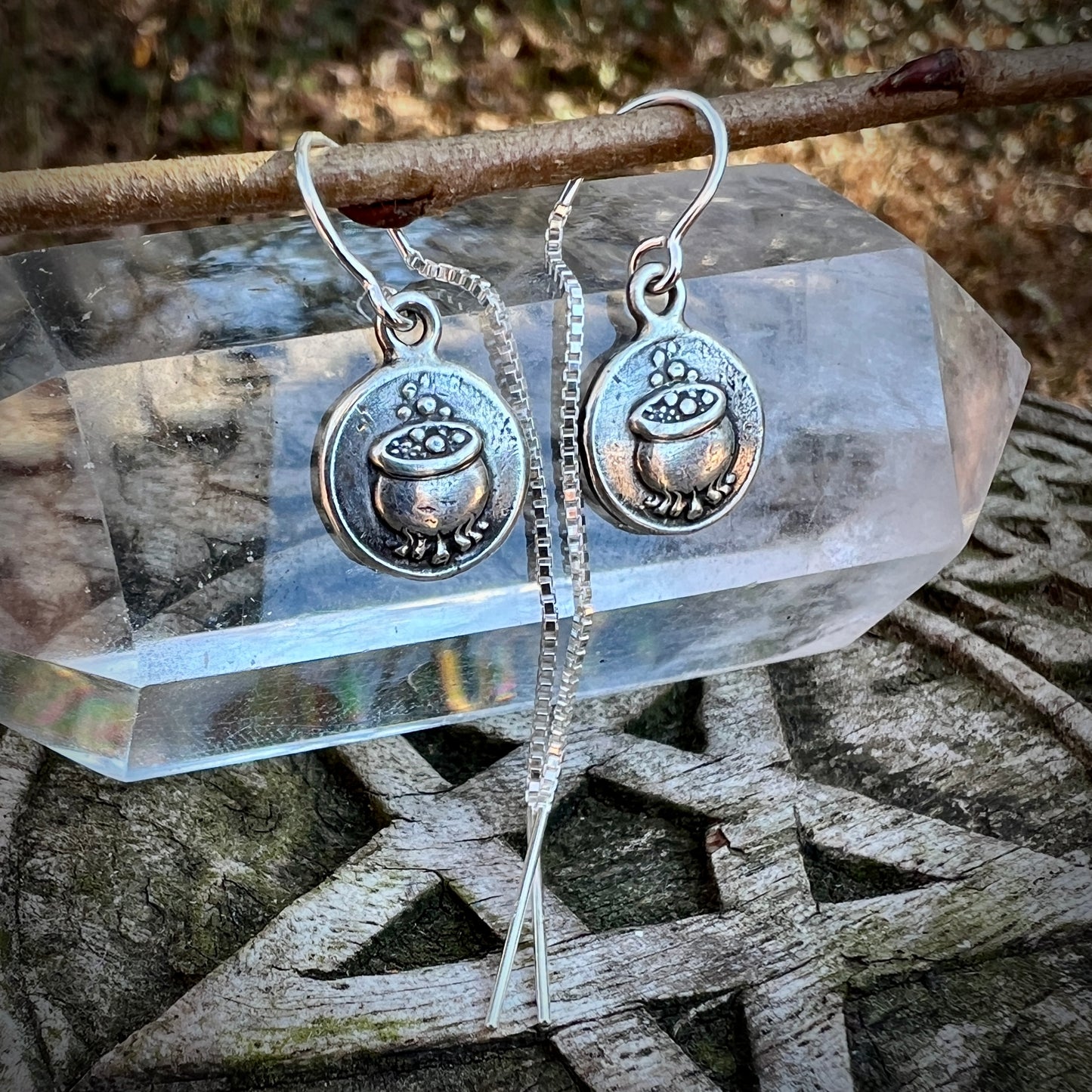 Cauldron Threader Earrings ✦ Pre-order