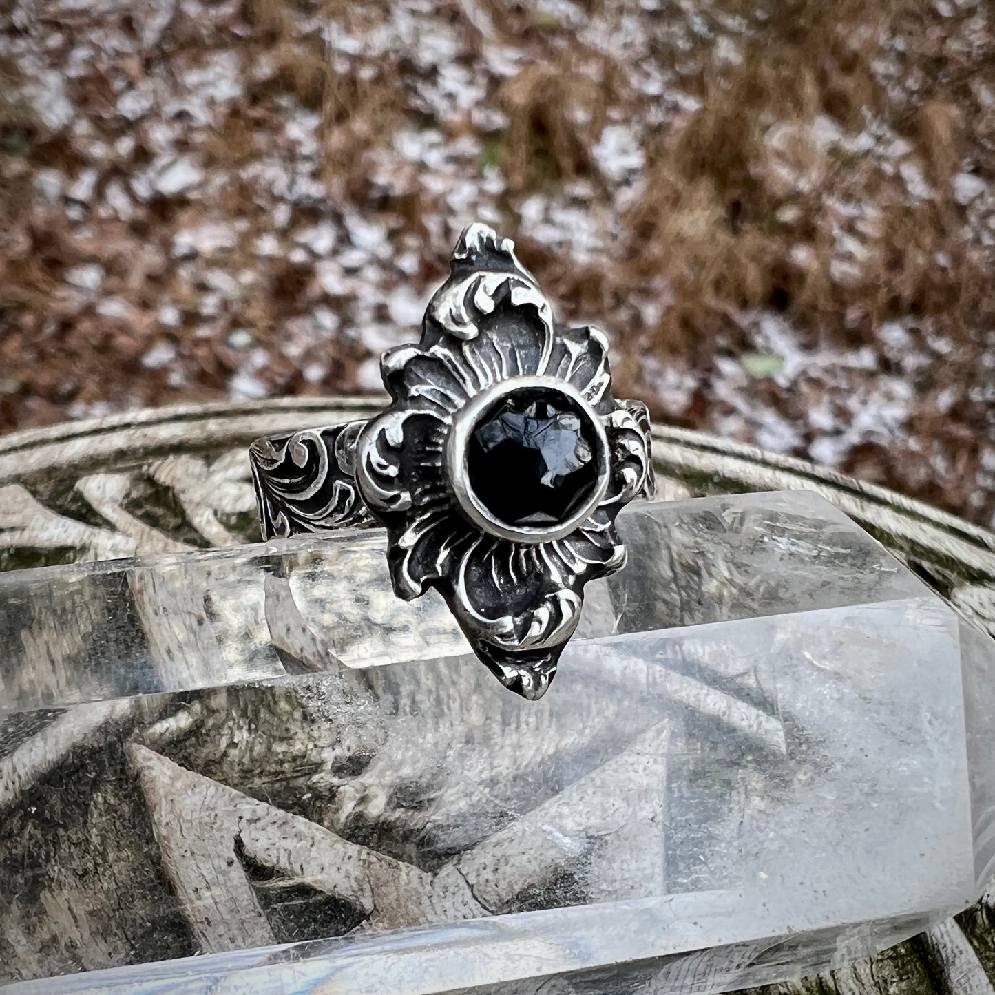 **Made-to-Size** Black Onyx Ring