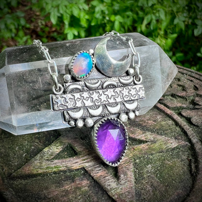 Moonlit Tomes ~ Amethyst & Opal