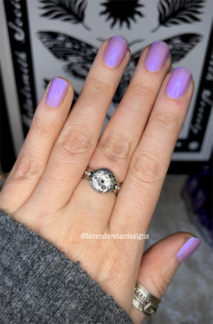 **Made-to-Order** Full Moon Ring
