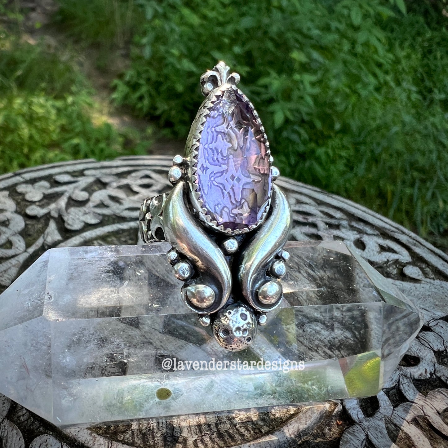 **Made-to-Size** Amethyst Temptress Ring