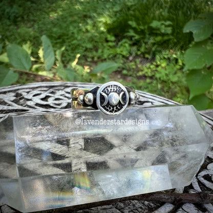 **Made-to-Order** Triple Moon Ring