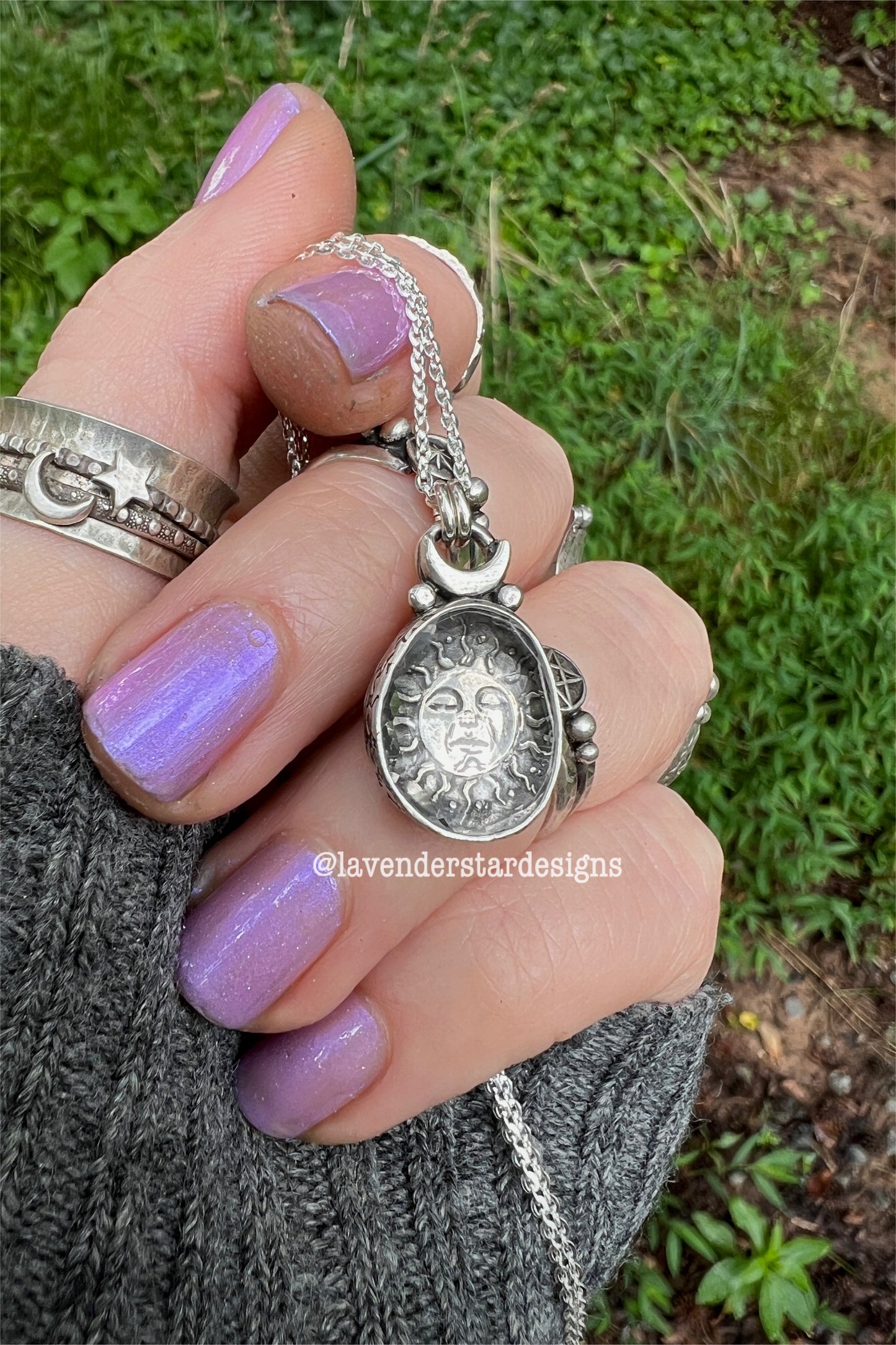 **Made-to-Order** Quartz Sunscape Pendant