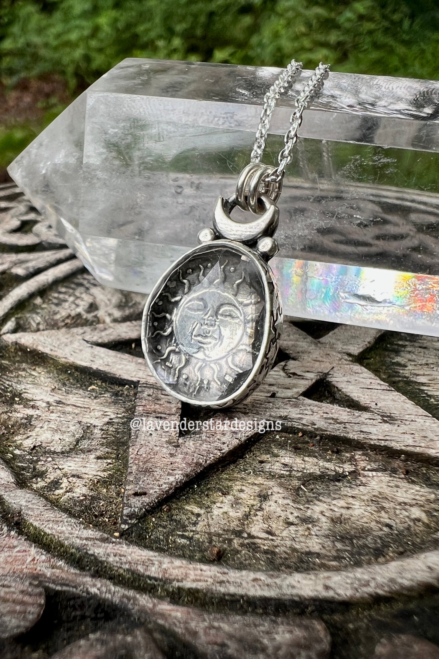 **Made-to-Order** Quartz Sunscape Pendant