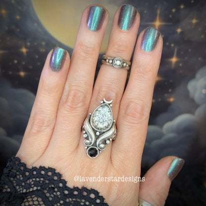 **Made-to-Order** Quartz & Black Onyx Temptress Ring