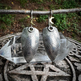 Geo Moon Earrings