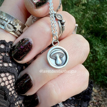 **Made-to-Order** Mushroom Pendant