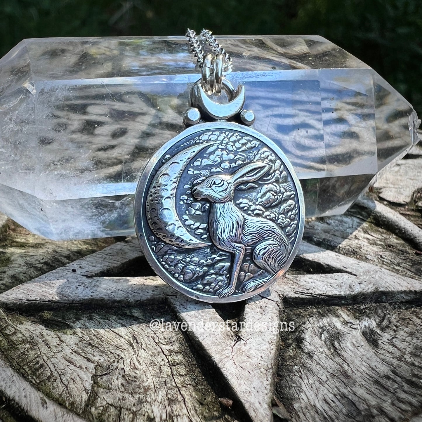 **Made-to-Order** Moon Hare Pendant