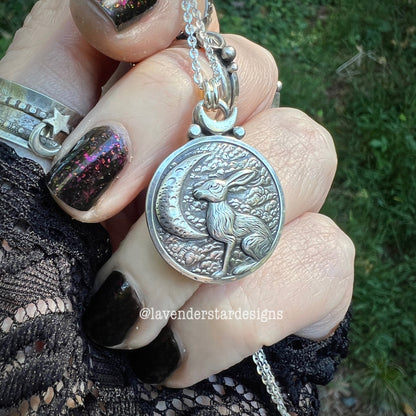 **Made-to-Order** Moon Hare Pendant