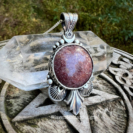 Lepidolite Pendant