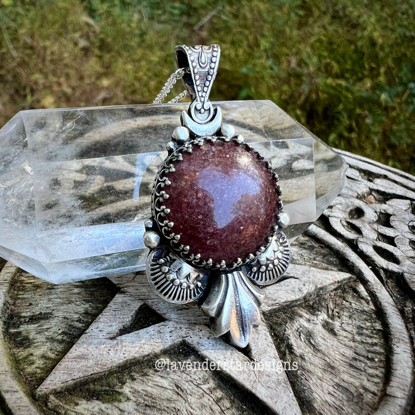 Lepidolite Pendant