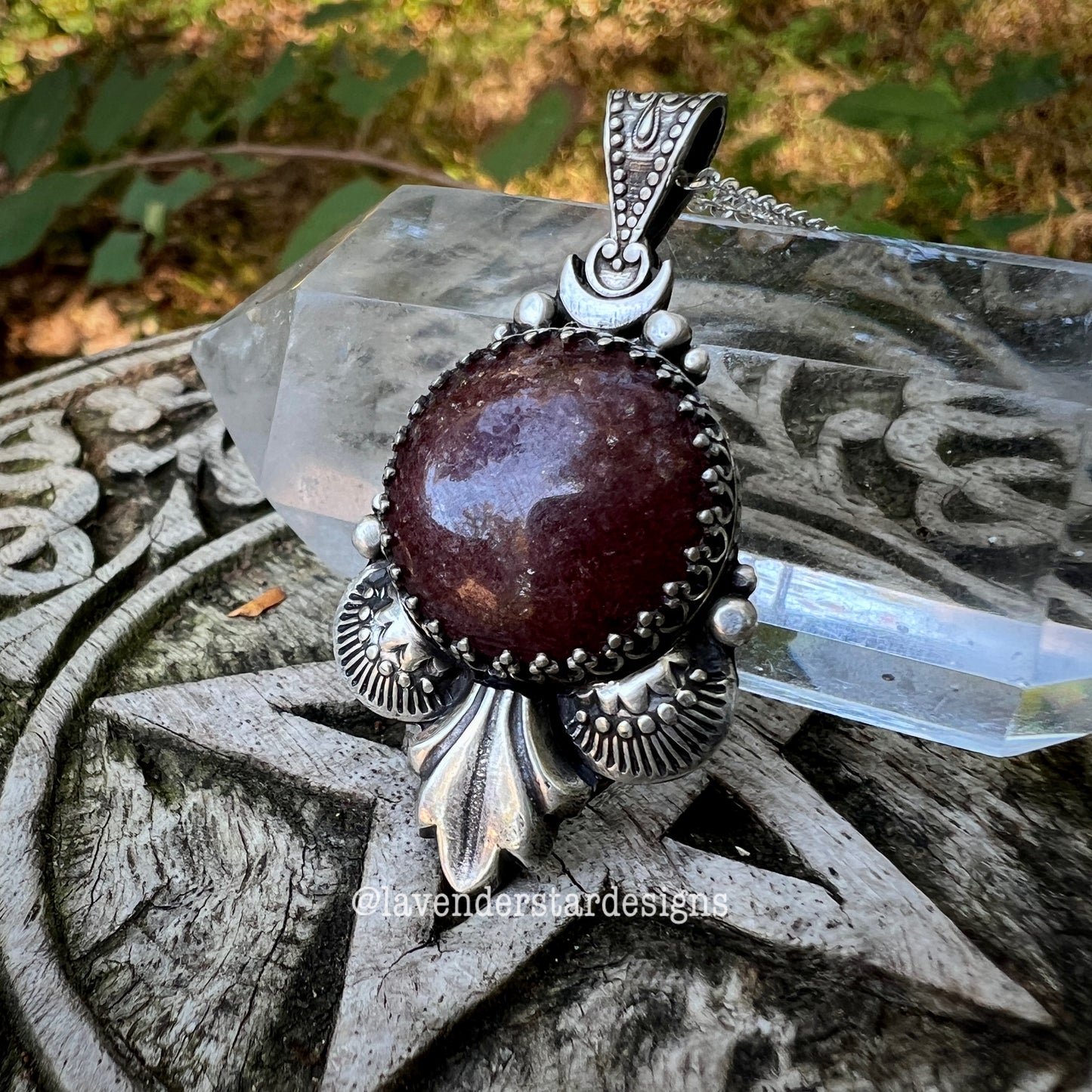 Lepidolite Pendant