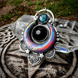 Aurora Opal, Moss Kyanite & Black Onyx Lunar Dream